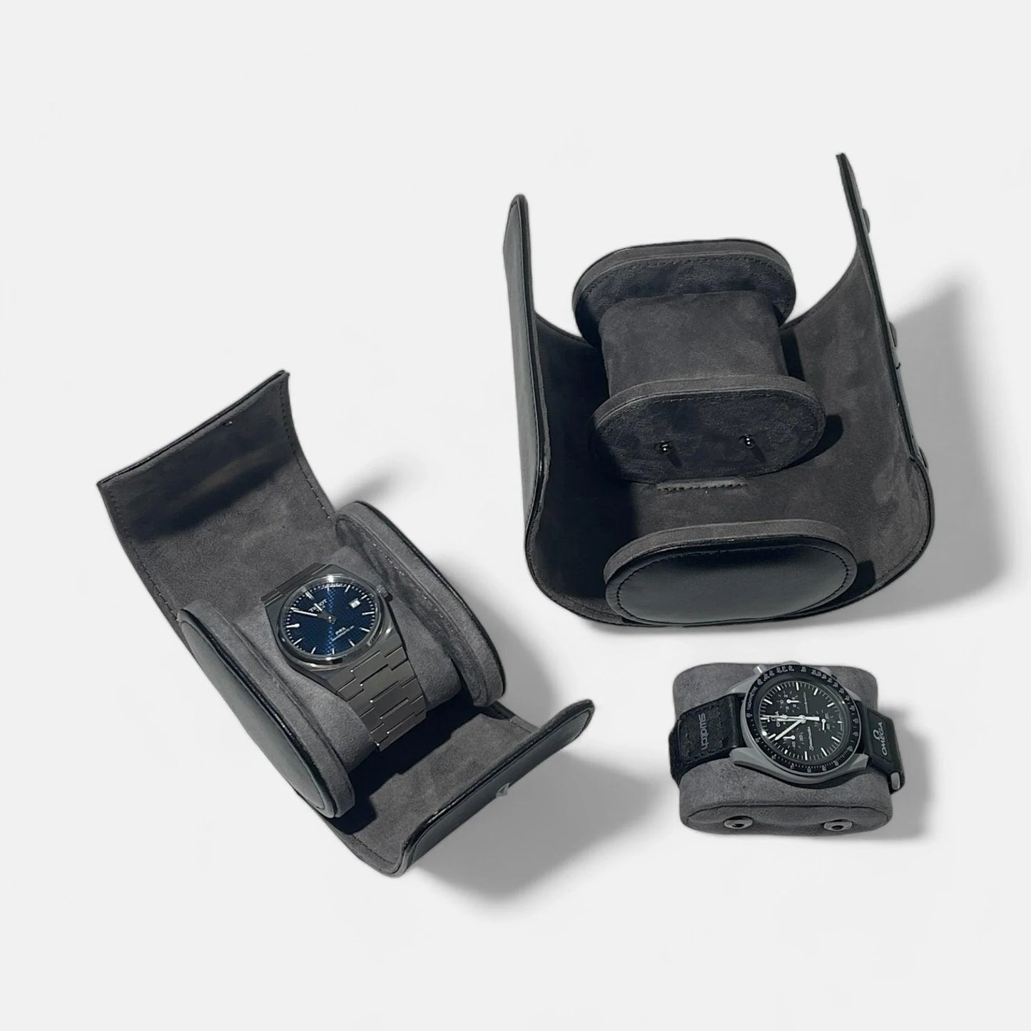 Voyager Watch Case, Black Colour, Interior Detail